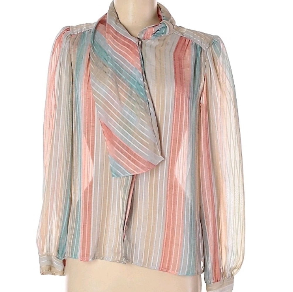 San Andre Long Sleeve Blouse. Size 8.